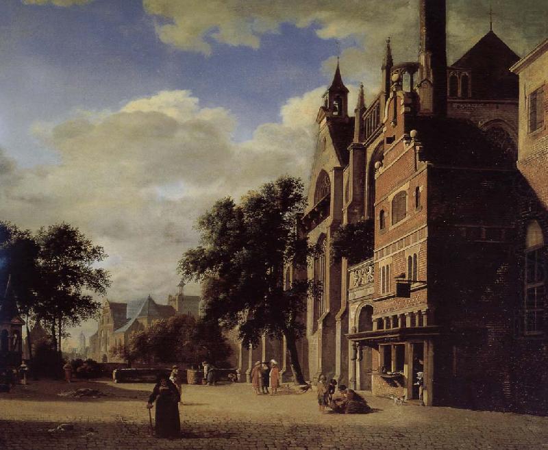 Gothic churches, Jan van der Heyden